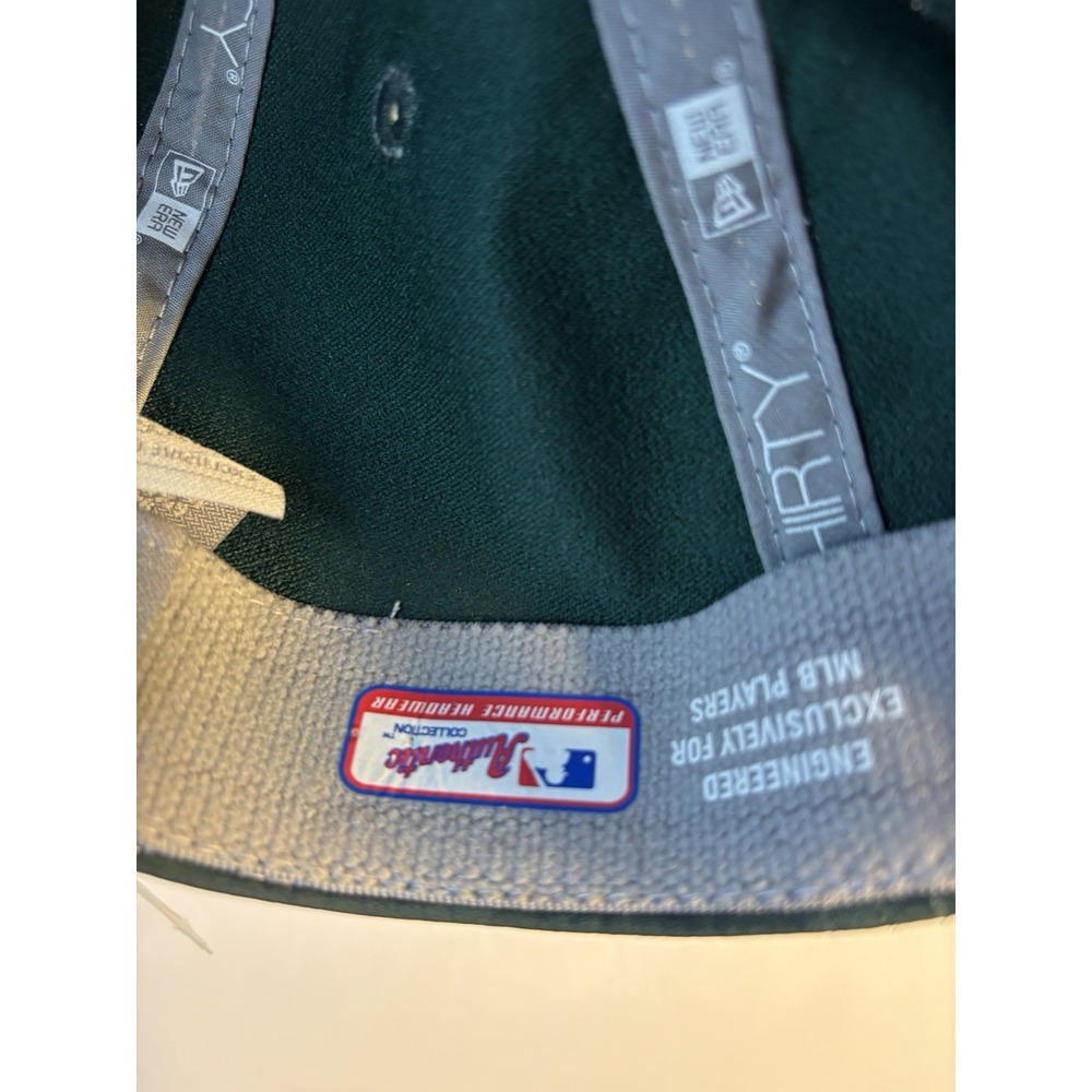 OAKLAND ATHLETICS A'S MLB BASEBALL 2018 AZ NEW ERA‎ 39THirty HAT  Med/Lar NWOT - Picture 6 of 9